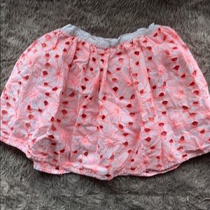 Girls floral skirt! Pretty and pink!